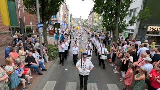 Wir beim Festzug der Jungenspiele in Würselen am 18062023 [upl. by Kant]