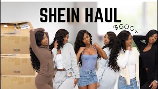 HUGE SHEIN TRY ON HAUL 40 Items  WINTER EVERYDAY OUTFITS [upl. by Corissa]