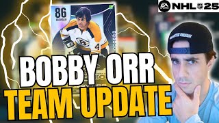 BOBBY ORR IS INSANE HUGE TEAM UPDATE IN NHL 25 HUT [upl. by Ygief490]