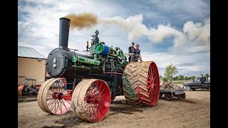 FIRING UP the 150 CASE  The largest steam traction engine in the world prepares for a record pull [upl. by Halda]