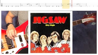 quotSky Highquot  Jigsaw  bass cover amp tab FRANKS BASS COVERS [upl. by Sug]