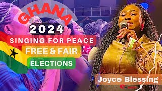 Joyce Blessings Stunning Performance at Ghana Singing for Peace [upl. by Nola139]