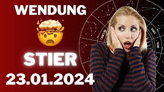 STIER ♉️⭐️ INTERESSANTE WENDUNG 🥰 Horoskop  23Januar 2024 stier tarot [upl. by Ynavoj]