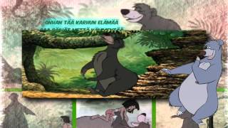 The Jungle Book  Bare Necessities Finnish 1993 Dub HD [upl. by Karalee]