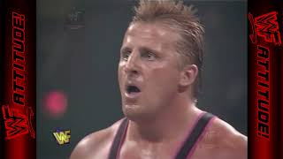 The Patriot vs Owen Hart  WWF RAW 1997 [upl. by Harras]