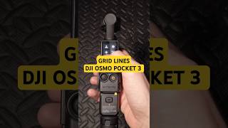 How to turn on Grid Lines on Osmo Pocket 3 dji pocket3 osmopocket3 djiosmopocket3 vlogging [upl. by Yeta397]