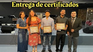 Entrega de certificados de BAUTISMO [upl. by Lucienne907]