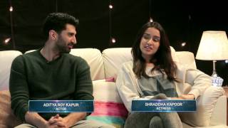 Shraddha Kapoor Meets Aashiqui 2 Co Star Aditya Roy Kapur at T Series Ganapati Bappa [upl. by Eidok]