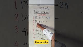 Dasar penjumlahan aljabar pembahasansoalcpns matematika soalskdcpns soalcpns maths contohsoal [upl. by Michelsen]