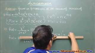 ANTIDERIVADA O PRIMITIVA  EJERCICIO RESUELTO [upl. by Shirleen]