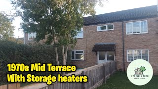 Mid Terrace 1970s House Quantum Storage Heaters EPC overview [upl. by Ysor]