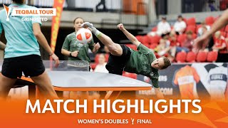 Teqball Tour  Grindsted  Womens Doubles  Final  Match Highlights [upl. by Utley]