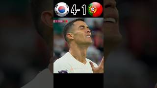 Portugal vs South Korea 2026 World Cup Showdown 💥😱 ronaldo youtube football shorts [upl. by Anaul]