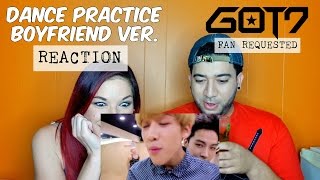 GOT7 quotJust Right딱 좋아quot Dance Practice 2 Just Crazy Boyfriend Ver Reaction KPOP [upl. by Arataj]