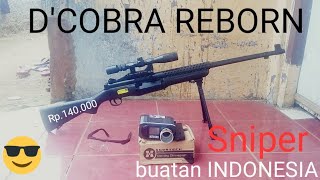 ASYIK LEBARAN BELI Tembakan mainan SNIPERquot DCOBRA REBORN M801quot BUATAN INDONESIA SNI [upl. by Lyret]