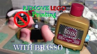 HOW TO REMOVE LEGO PRINTING ¦ WITH BRASSO [upl. by Enaid]