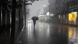 Lost and Broke No Reason but to Walk in the Heavy Rain Relaxing Sound for Sleep Study Meditation [upl. by Kammerer]