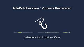 Defence Administration Officer  Careers Uncovered [upl. by Raleigh327]