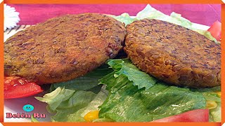 💚 INCREÍBLE HAMBURGUESA DE LENTEJAS FÁCIL y VEGANA 😋 TORTAS o MEDALLONES DE LENTEJAS SIN HUEVO [upl. by Undis]