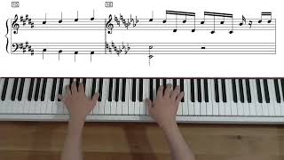 Edith Piaf  Laccordéoniste  Niveau Débutant  Piano avec partition [upl. by Uyr562]