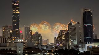 Happy new year 2024 bangkok iconsiam [upl. by Aleydis591]