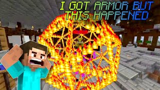 I Got Superior Armor But NULL TRAPPED ME In Minecraft Minecraft [upl. by Bertolde]