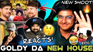 MortaL Reacts On Carryminati N SouL Shoot‼️Rega Reacts On Goldy Bhai New House🔥Joker Yuzi Bhai😂 [upl. by Antipus299]