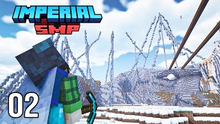 Imperial SMP  Episode 2  Framing my mountain MEGA BASE in 117 [upl. by Ardnuassak]