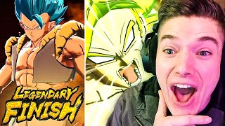 WHAT NEW LF Gogeta Blue amp LF DBS Broly Reaction on Dragon Ball Legends [upl. by Annalla]