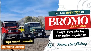 IKUT OPEN TRIP BROMO DARI MALANG WORTH IT GAK SIH Review Wisata Bromo Terbaru 2024 Start Malang [upl. by Alletneuq]