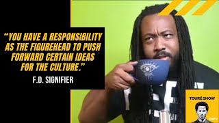 FD Signifier talks the responsibility to The Culture that rappers have [upl. by Reece273]