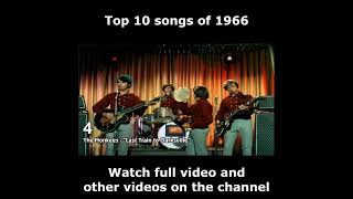 Top 10 songs of 1966 [upl. by Nnyloj]