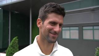 Novak Djokovic takes the Live  Wimbledon quiz [upl. by Ennaisoj]