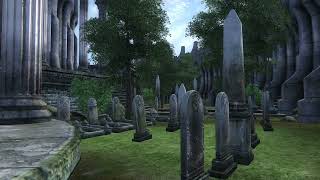 Imperial City Cemetery  Light Wind amp Birds Ambience  Oblivion [upl. by Dranyar819]