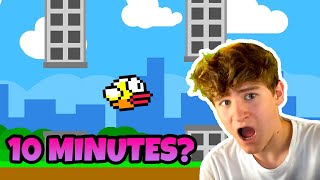 Can I Make Flappy Bird in 10 MINUTES  Unity3D [upl. by Emilia510]