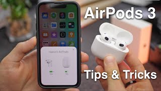 How to use AirPods 3  TipsTricks [upl. by Urbannal]