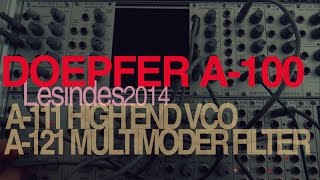 DOEPFER A100 Modular System w Legacy Filter [upl. by Nylaras]