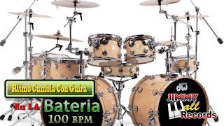 1 Hora de Ritmo Cumbia en la Bateria Congas y Guira 100 bpm 3  Jimmy Alvarez [upl. by Tennaj188]