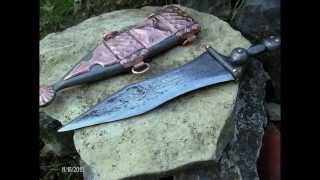 Making Roman dagger pugio  part 2 [upl. by Berrie]