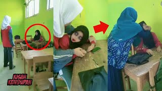 Viral Siswi ini Kerasukan Hantu di dalam Kelas Membuat Temantemannya Pada Ketakutan [upl. by Griffis]