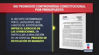 INE promovió controversia constitucional por presupuesto  Noticias con Ciro Gómez Leyva [upl. by Nevag902]