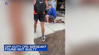 Offduty CPD sergeant not guilty after teen pinned in Park Ridge [upl. by Anielram]