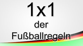 1x1 der Fußballregeln [upl. by Gardner]