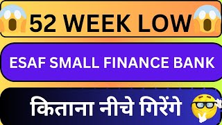 ESAF SMALL FINANCE BANK SHARE LATEST NEWS  ESAF SMALL FINANCE BANK SHARE TARGET 🎯 [upl. by Alidia949]