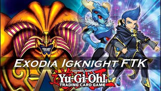 YuGiOh Exodia FTK Combo 2023 Igknight Exodia FTK  Jeffrey L Exodia Combo EDOProYGOPro [upl. by Colp]