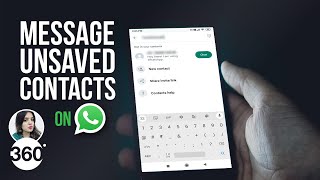 How to Easily Message Unsaved Contacts on WhatsApp [upl. by Juanne]