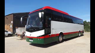 BJ17 RED  2017 17 Volvo B11R Jonckheere JHV2 [upl. by Atauqal]