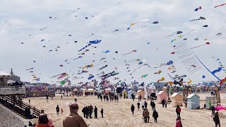 Kites in Berck sur mer 2023 – Festival de cerfvolant de Berck [upl. by Ahsitul621]