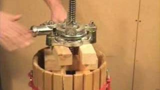 Using a Double Ratchet Press in Winemaking [upl. by Navaj]