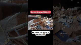 Salieron estas SILLAS en la BASURA 🪑 shortsviral recolecciondebasura recycling [upl. by Eissoj]